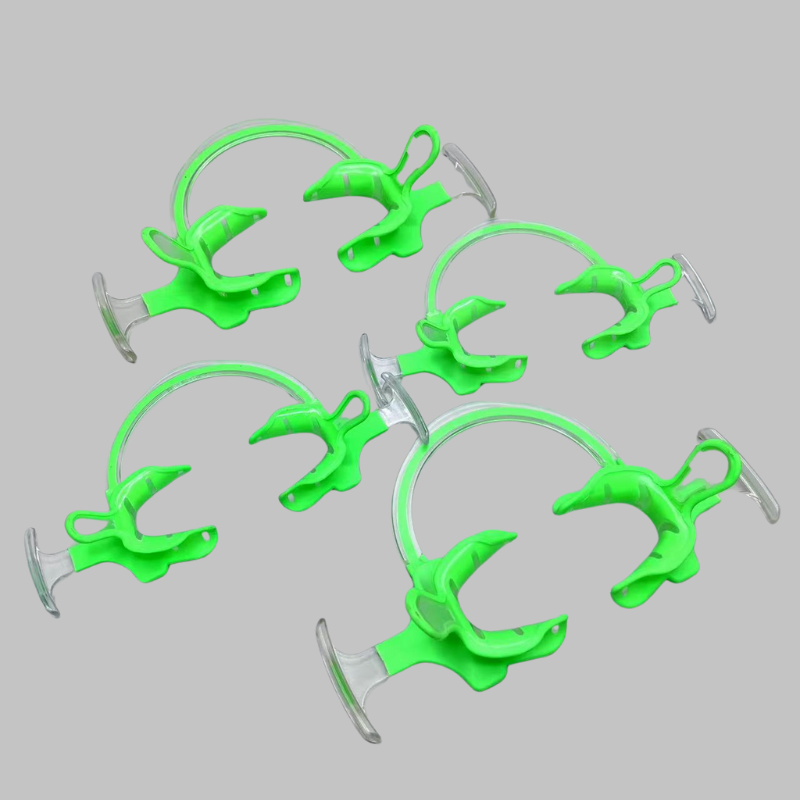 Dental Retractor K02 - Oral Cheek & Lip Retractor (2-Pack) Green