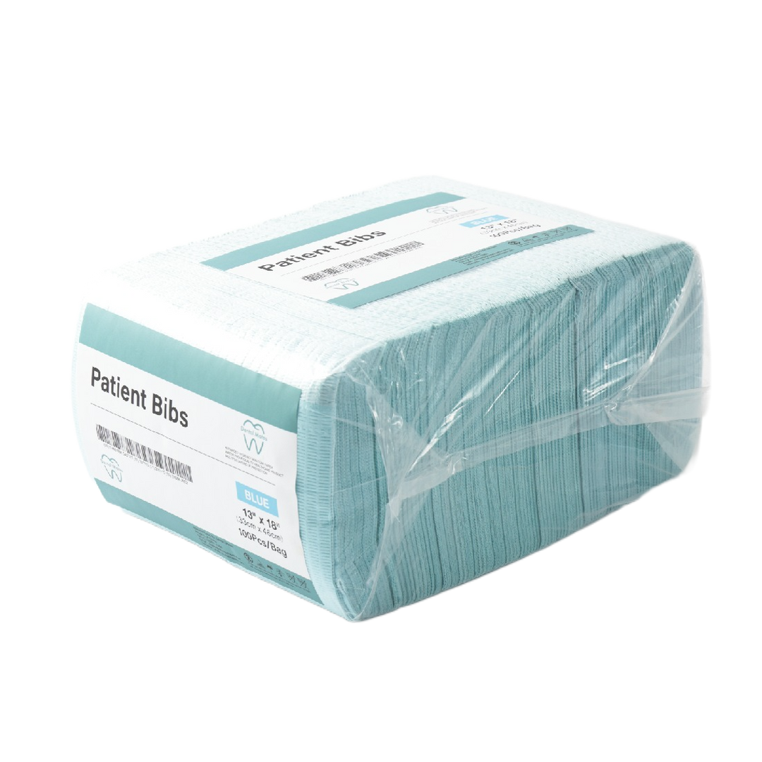 3 Layered Patient Bibs 13"x18" Great Quality and Very Durable