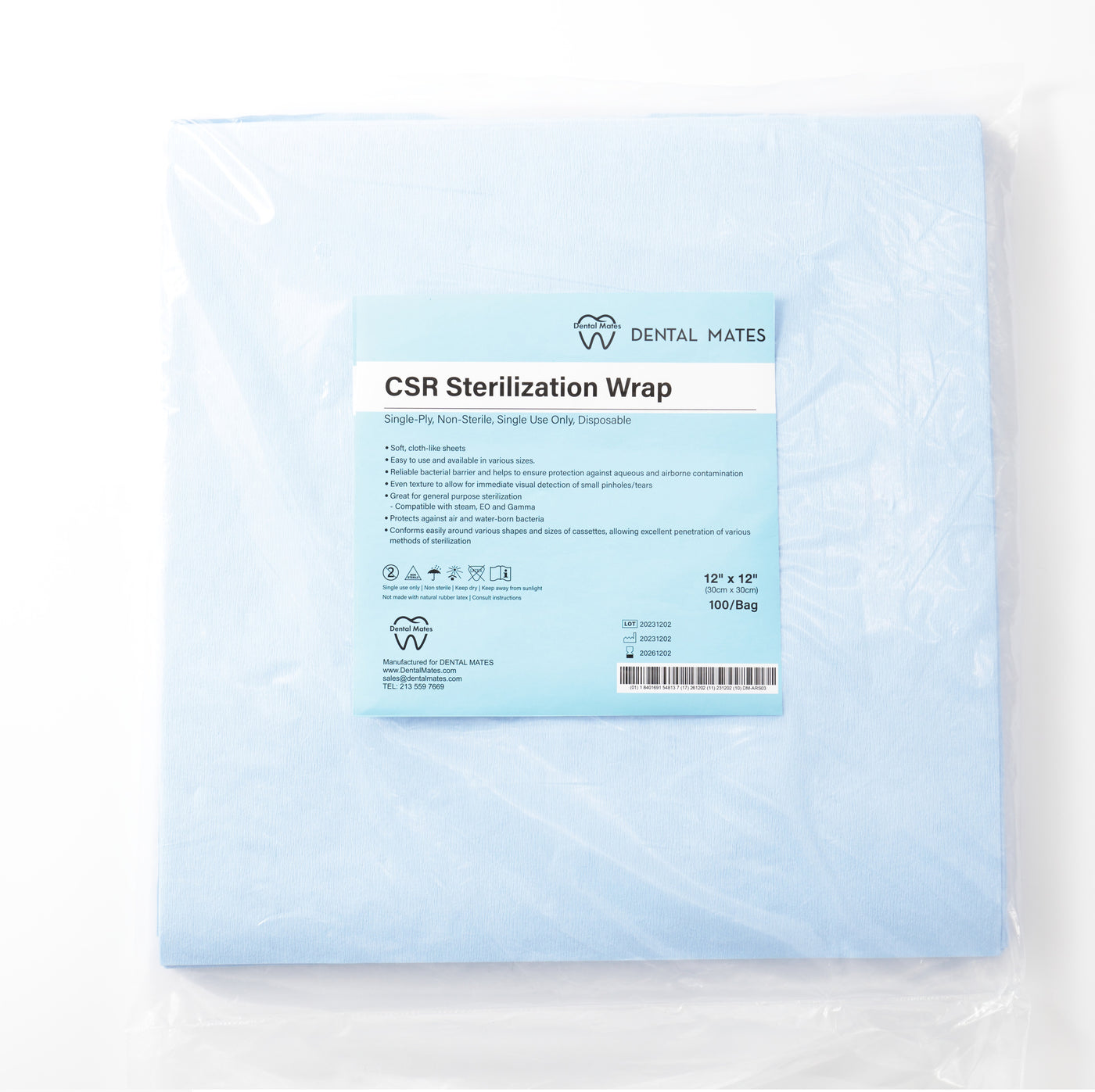 CSR Sterilization Wrapping Paper Blue