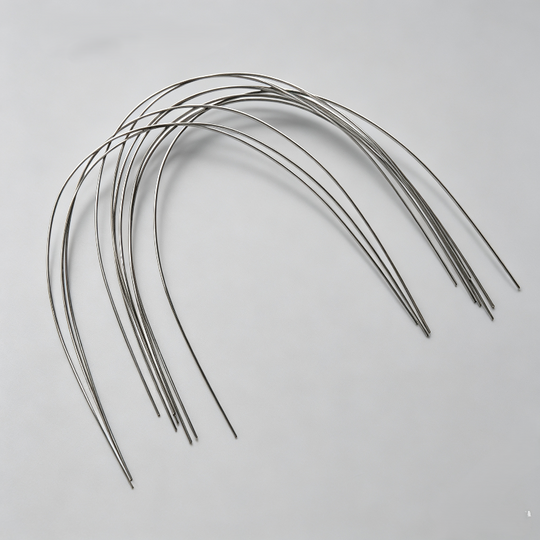 Wire Orthodontic  Niti Super Elastic Archwire, Natural, Round,10pcs/bag
