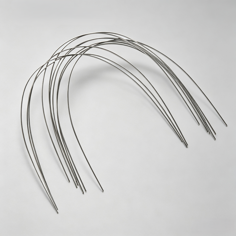 Wire Orthodontic  Niti Super Elastic Archwire, Natural, Round,10pcs/bag