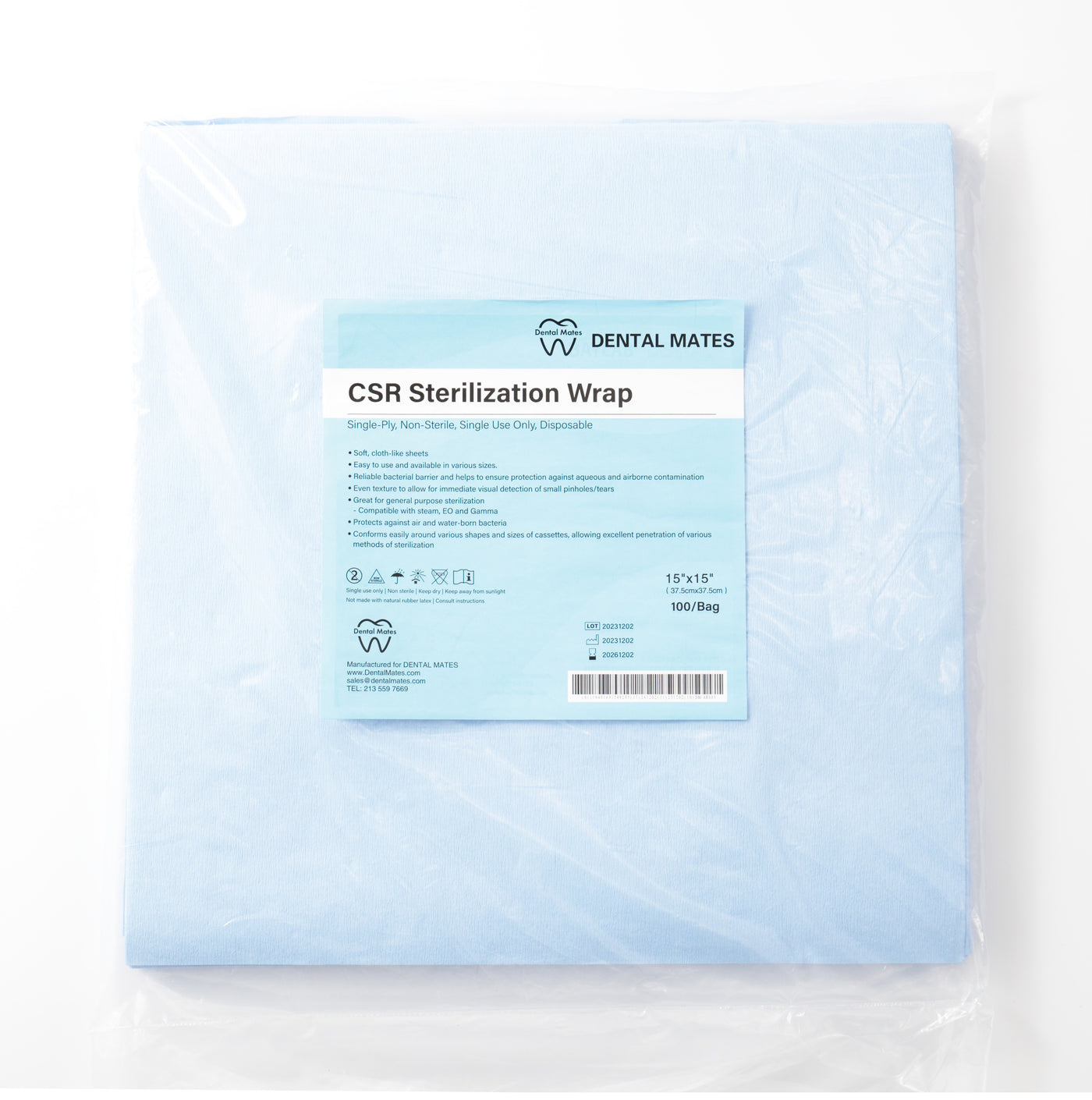 CSR Sterilization Wrapping Paper Blue