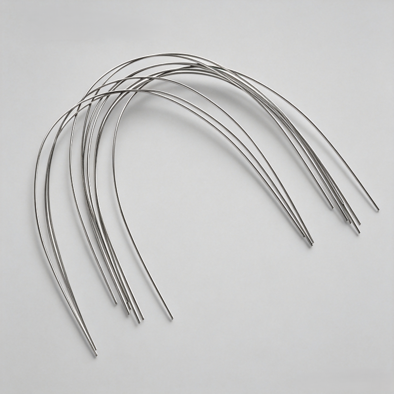 Wire Orthodontic-Niti Super Elastic Archwire, Natural, Rectangular ,10pcs/bag