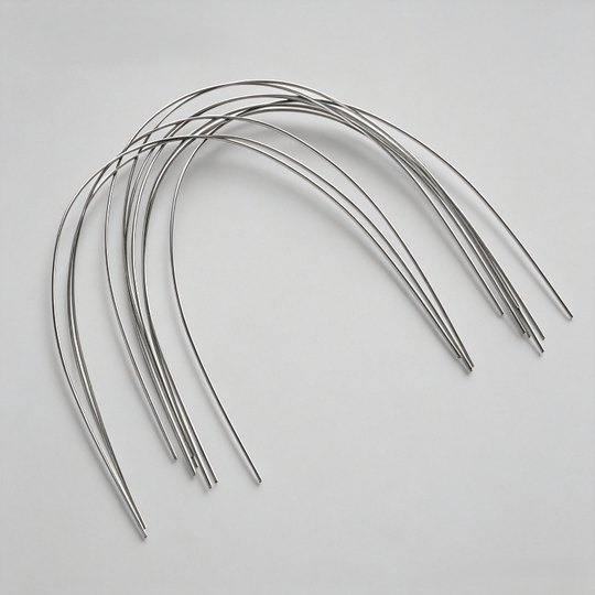 Wire Orthodontic-Niti Super Elastic Archwire, Natural, Rectangular ,10pcs/bag