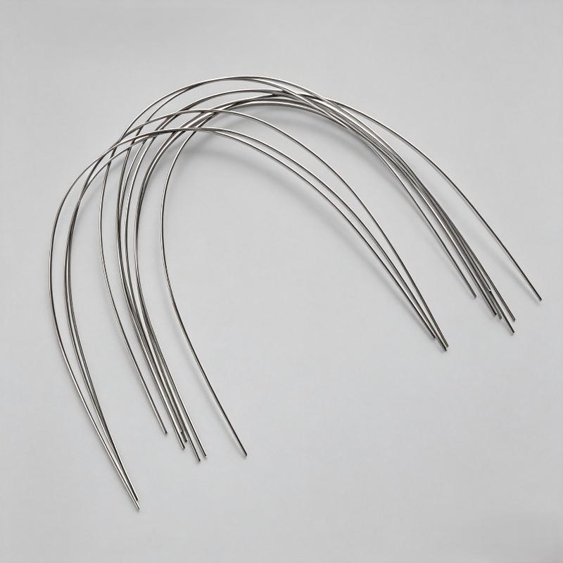 Wire Orthodontic-Niti Super Elastic Archwire, Natural, Rectangular ,10pcs/bag