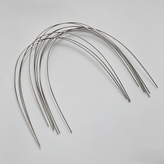 Wire Orthodontic-Niti Super Elastic Archwire, Natural, Rectangular ,10pcs/bag