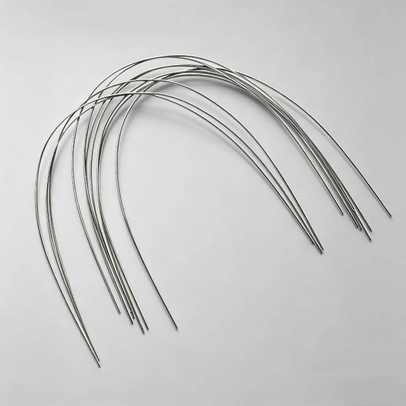 Wire Orthodontic-Niti Super Elastic Archwire, Natural, Rectangular ,10pcs/bag
