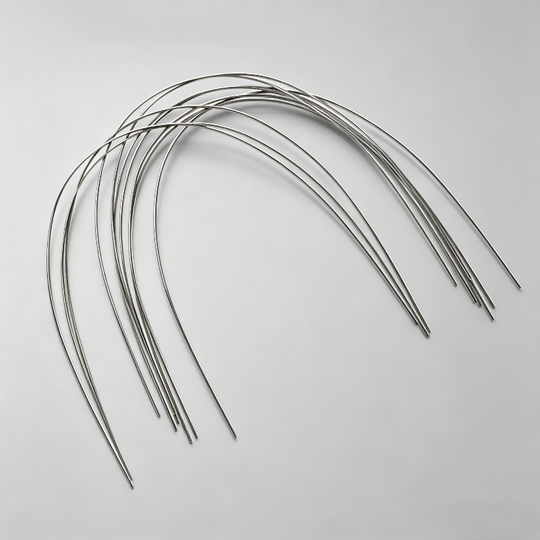 Wire Orthodontic-Niti Super Elastic Archwire, Natural, Rectangular ,10pcs/bag