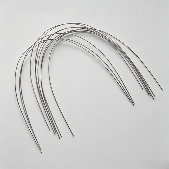 Wire Orthodontic-Niti Super Elastic Archwire, Natural, Rectangular ,10pcs/bag