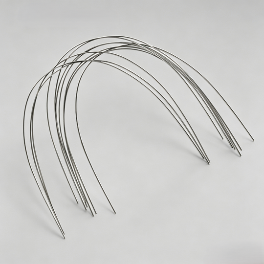 Wire Orthodontic-Niti Super Elastic Archwire, Natural, Rectangular ,10pcs/bag