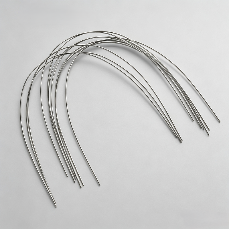 Wire Orthodontic  Niti Super Elastic Archwire, Natural, Round,10pcs/bag