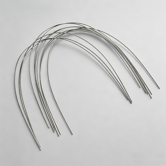 Wire Orthodontic  Niti Super Elastic Archwire, Natural, Round,10pcs/bag