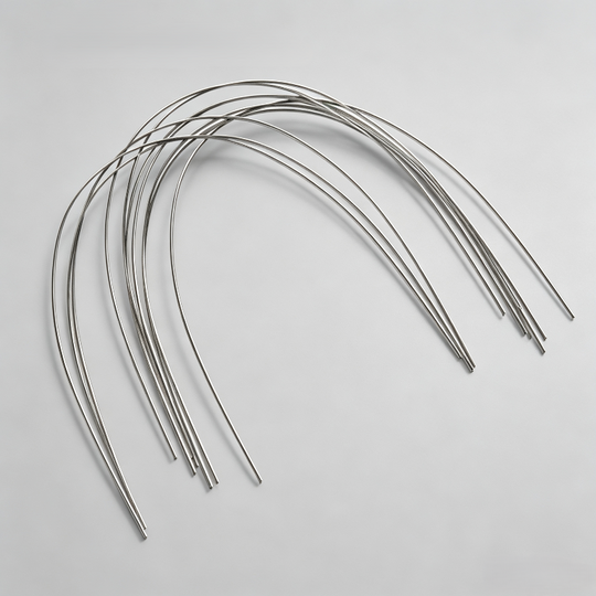 Wire Orthodontic-Niti Super Elastic Archwire, Natural, Rectangular ,10pcs/bag