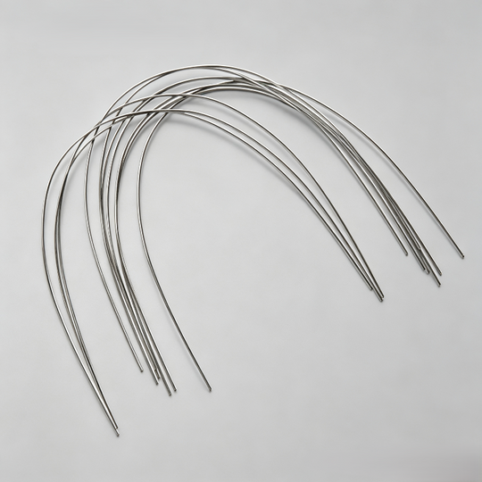 Wire Orthodontic  Niti Super Elastic Archwire, Natural, Round,10pcs/bag