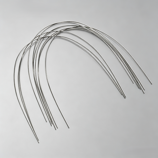 Wire Orthodontic-Niti Super Elastic Archwire, Natural, Rectangular ,10pcs/bag