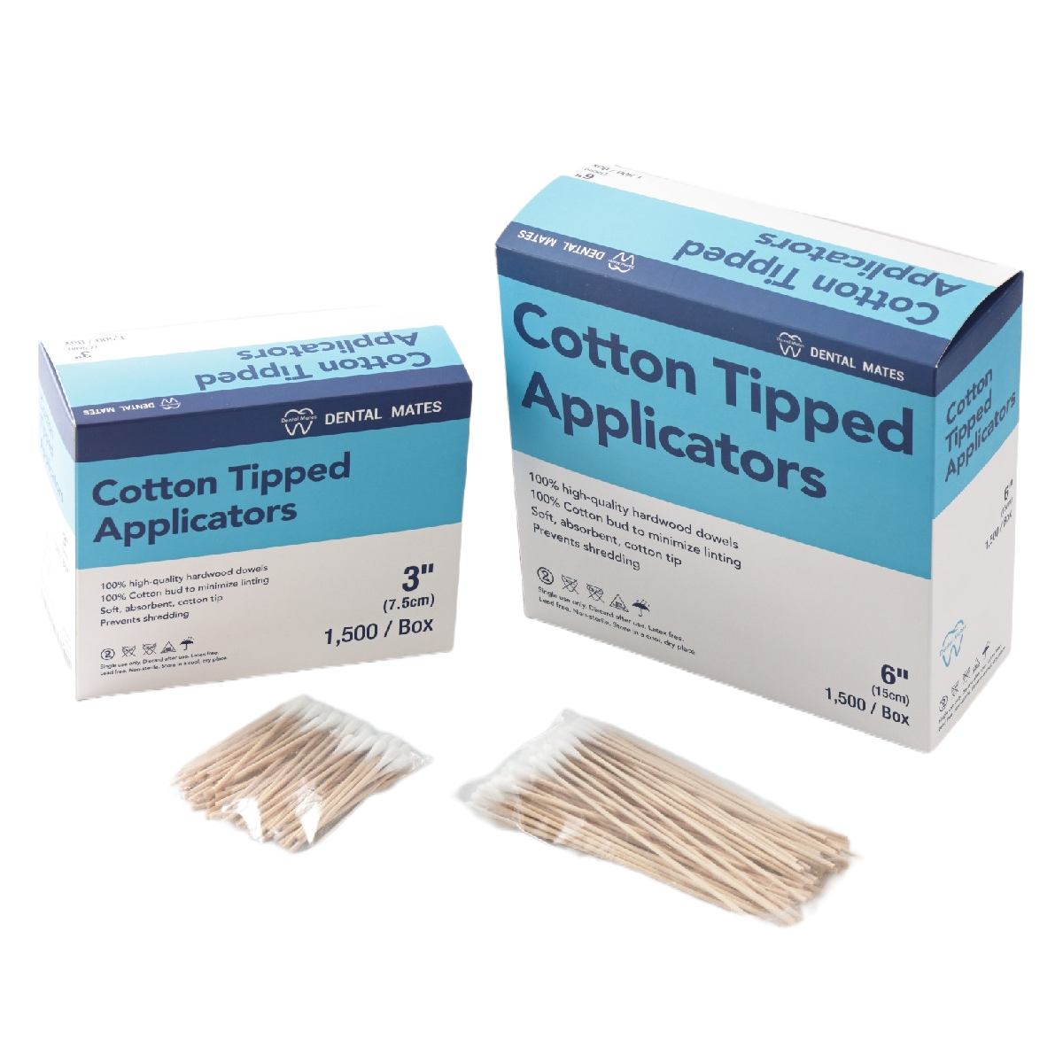 Cotton Tip Applicator, 1,500pcs Per Box