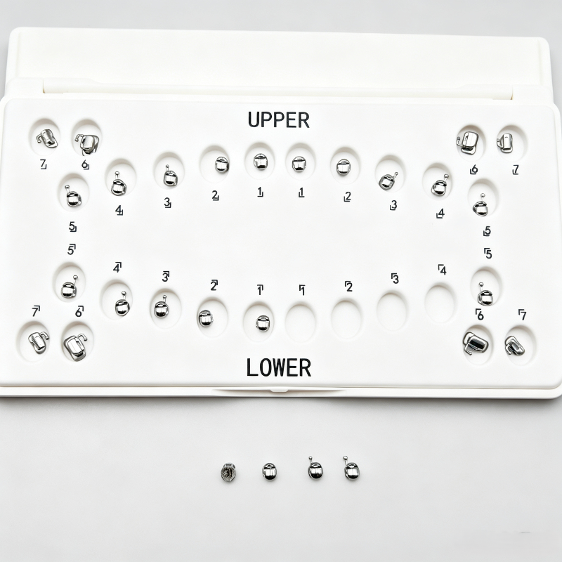 METAL SELF-LIGATING BRACKET,N8 Self-ligating Bracket MBT and High torque  0.022 HK345