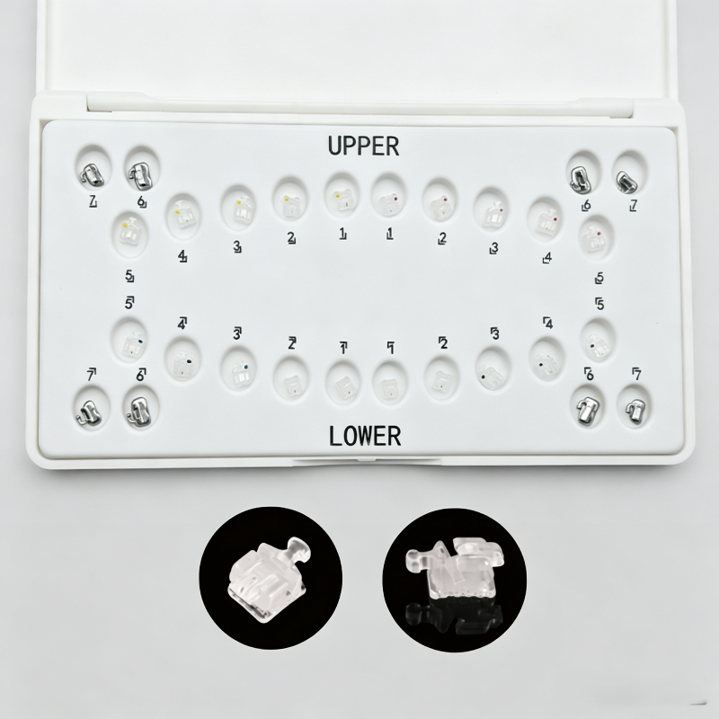 CERAMIC SELF-LIGATING BRACKETS  0.022 HK345,20pcs/set