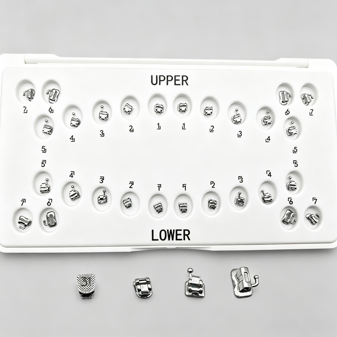 METAL SELF-LIGATING BRACKET-N5,N6,N7 MBT 0.022 HK345