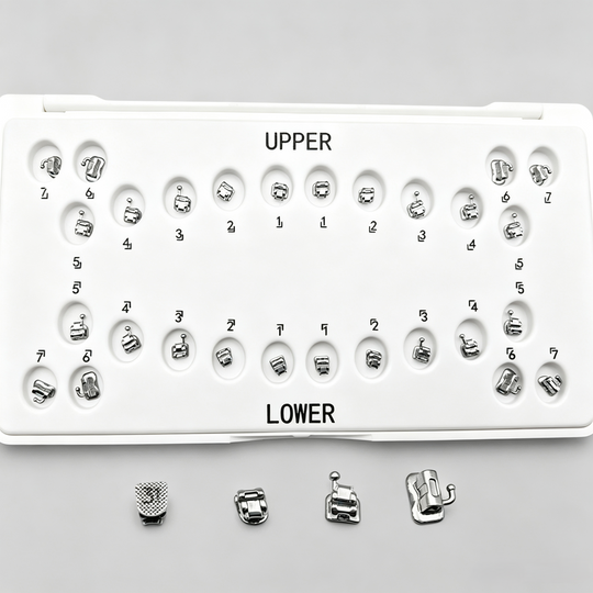 METAL SELF-LIGATING BRACKET-N5,N6,N7 MBT 0.022 HK345