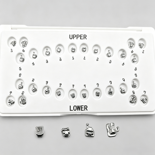 METAL SELF-LIGATING BRACKET-N5,N6,N7 MBT 0.022 HK345