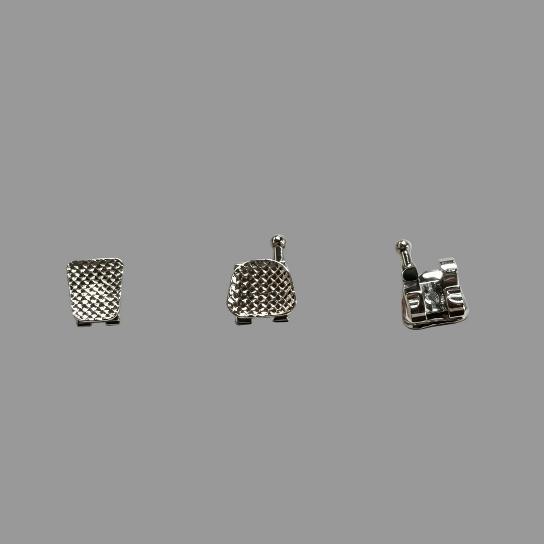 Metal Ordinary Bracket Monoblock Twin Brackets And Laser-welded Mesh Base Twin Bracket ,0.022 HK345,20Pcs/Set