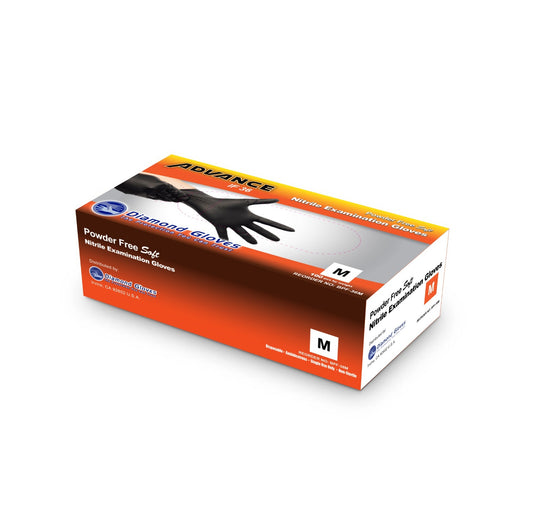 3.5mil Black, 5mil Black and 4mil Pink Disposable Exam Nitrile Gloves 1,000pcs per Case