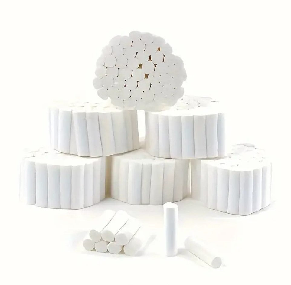 Cotton Rolls 5/16", 3/8" and 1/2"  per box