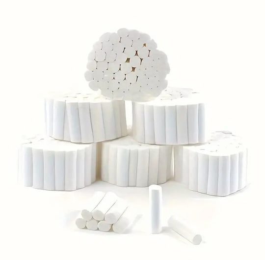 Cotton Rolls 5/16", 3/8" and 1/2"  per box