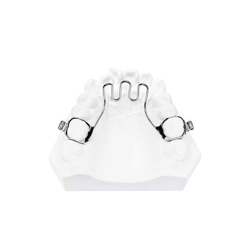 Fixed Tongue Crib custom orthodontic appliance