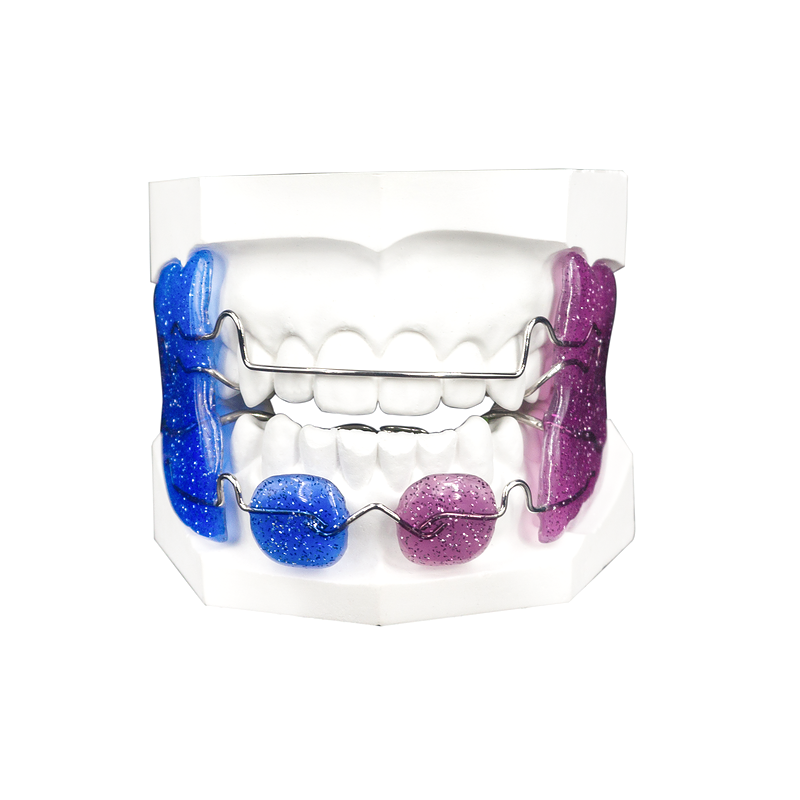 Frankel II Functional Regulator custom orthodontic appliance