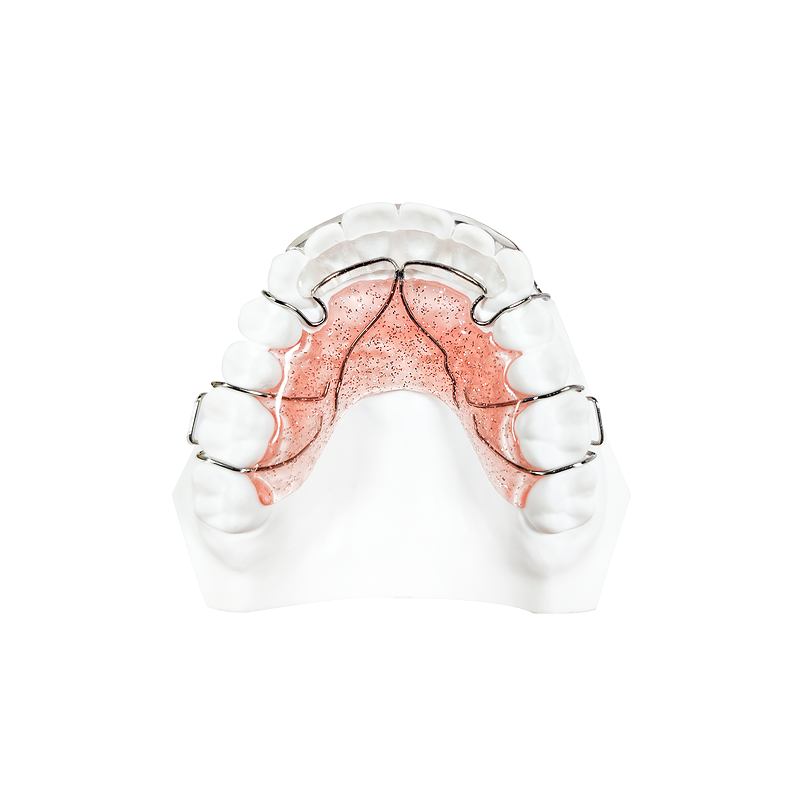 Spring Positioner custom orthodontic appliance