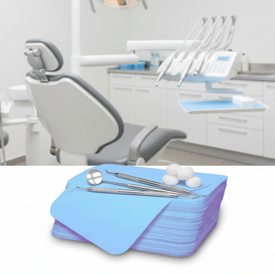 Dental Tray Paper Tray Covers 1,000pcs Pack 8-1/2"x12-1/4" Blue