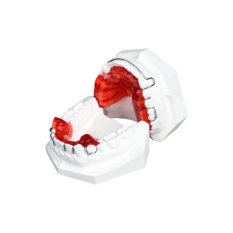 Twin Block Functional Appliance custom orthodontic appliance