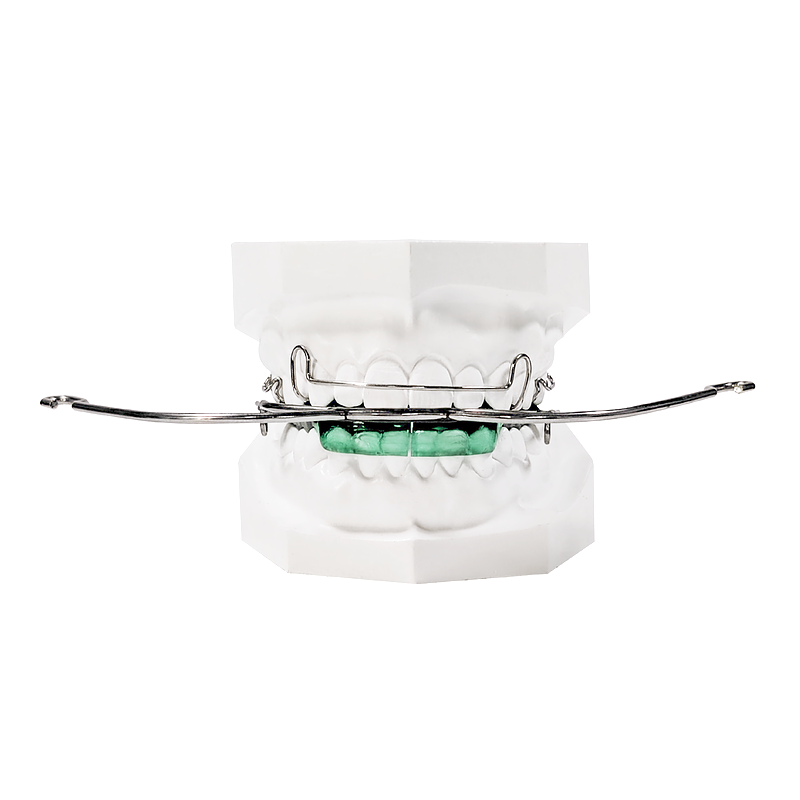 Van Beek Activator Headgear Appliance custom orthodontic appliance