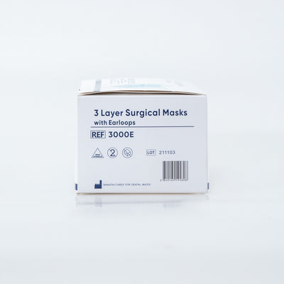 ASTM Level 3 Medical and Surgical Facemasks 1,000pcs per case FDA 510K cleared.