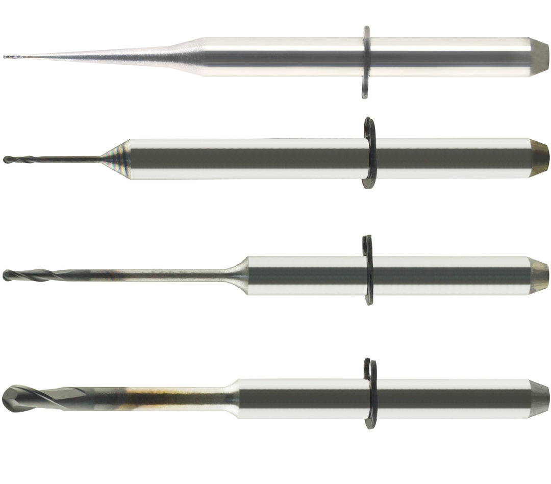 VHF Glass Ceramics Emax Dental CAD CAM Milling Bur for Lithium Disilicate and Zirconia Blocks