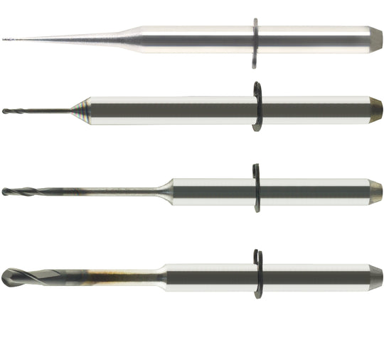 VHF Glass Ceramics Emax Dental CAD CAM Milling Bur for Lithium Disilicate and Zirconia Blocks