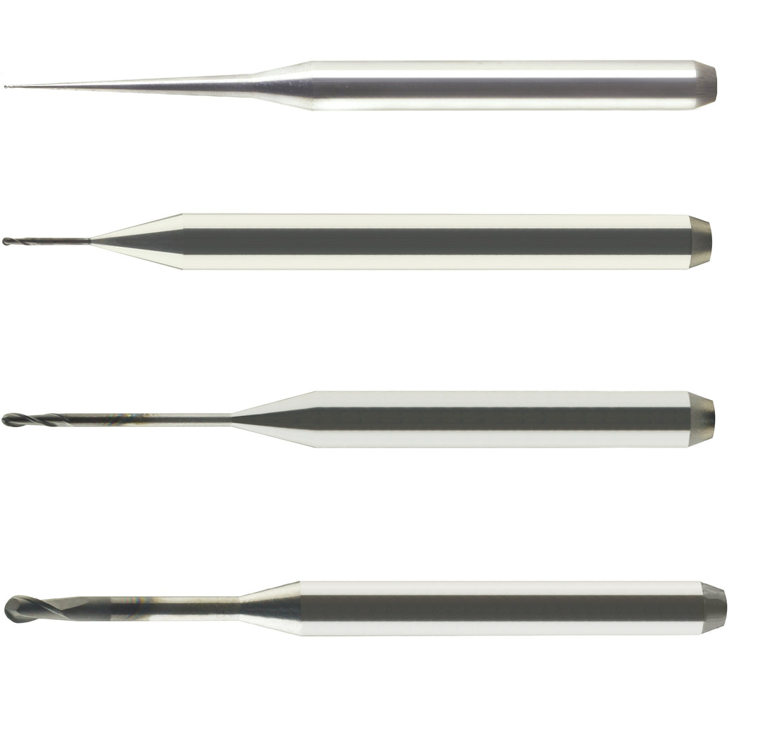 Roland DWX 50 Dental CADCAM milling burs with DLC/DC coating for milling zirconia block and Glass Ceramic Emax Liththium Disilicate